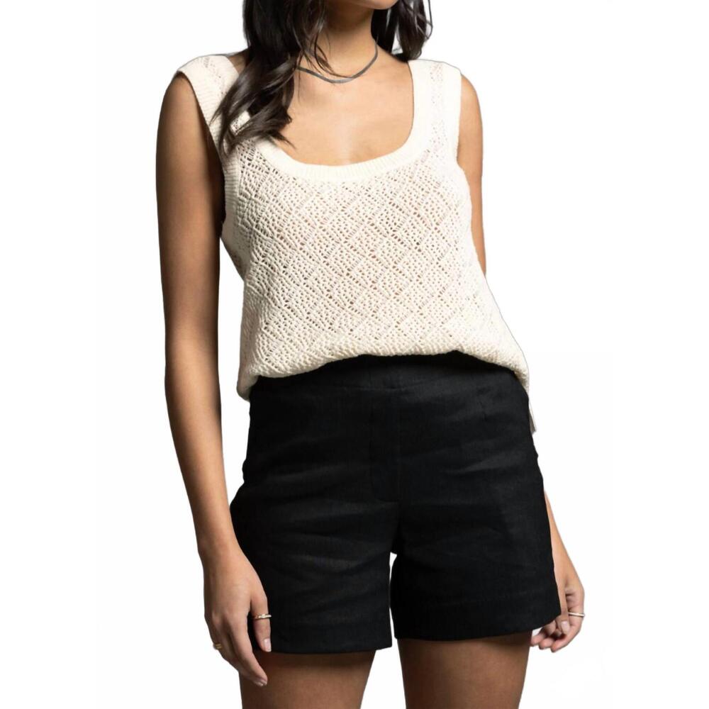 NEW WEEKEND LOS ANGELES women's bailey top in white